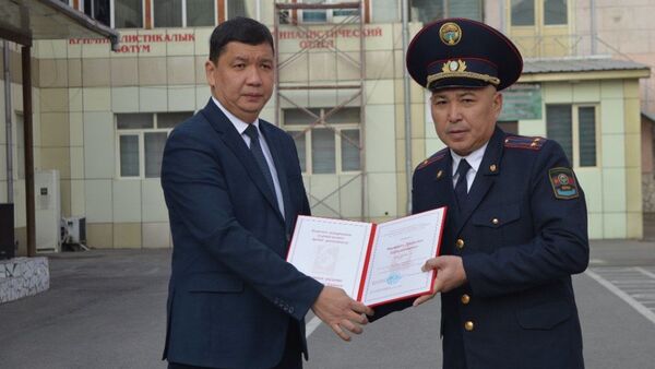 Награждение лучших милиционеров в Бишкеке - Sputnik Кыргызстан