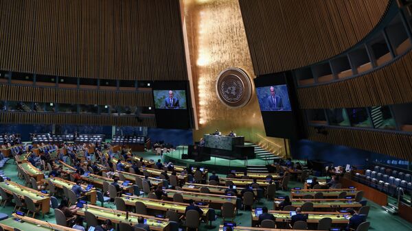Генеральная Ассамблея Организации Объединенных Наций (ООН) . Архивное фото
 - Sputnik Кыргызстан