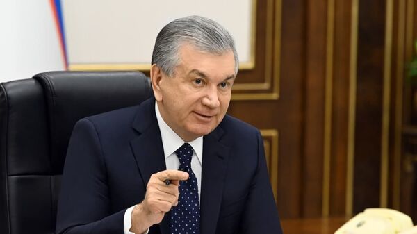 Президента Республики Узбекистан Шавкат Мирзиёев - Sputnik Кыргызстан