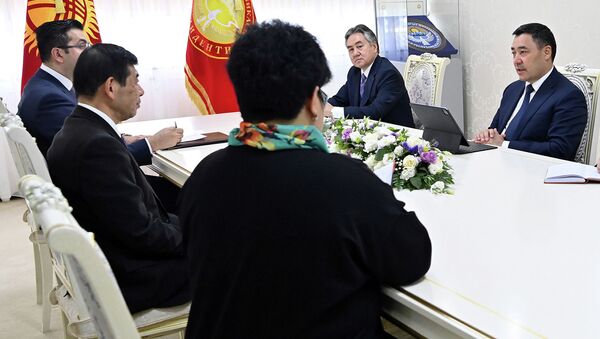 Встреча президента Садыра Жапарова с генсеком Всемирной таможенной организации - Sputnik Кыргызстан