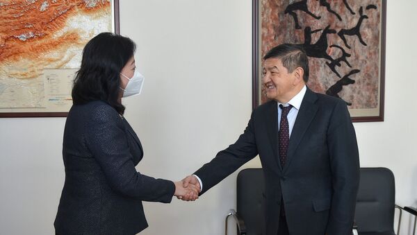 Встреча главы кабмина Акылбека Жапарова с послом Китая Ду Дэвэнь - Sputnik Кыргызстан