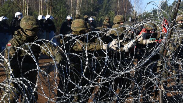 Ситуация на белорусско-польской границе - Sputnik Кыргызстан