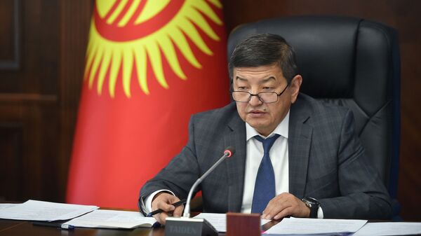 Председатель кабинета министров Акылбек Жапаров. Архивное фото - Sputnik Кыргызстан