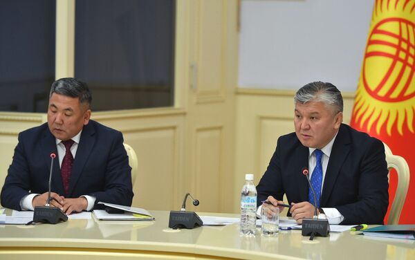 Свое заявление Кожошев сделал на совещании по реализации программы развития Баткенской области - Sputnik Кыргызстан