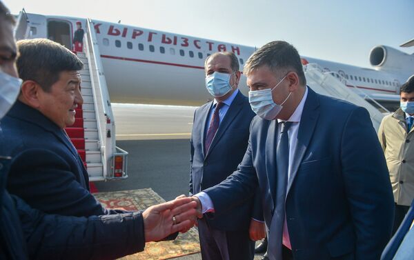 Председатель кабинета министров Кыргызстана Акылбек Жапаров прибыл в Ереван с рабочим визитом - Sputnik Кыргызстан