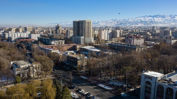 Бишкек шаарынын жогорудан көрүнүшү. Архивдик сүрөт - Sputnik Кыргызстан