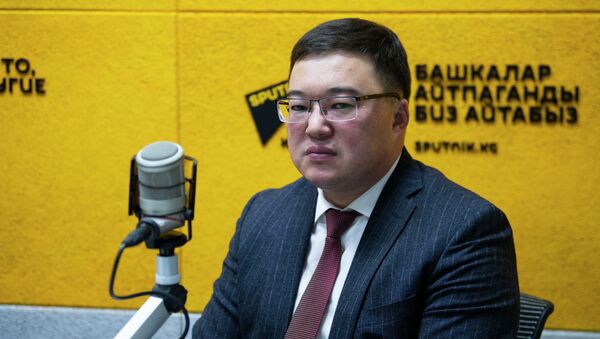 Заместитель директора Кыргызской железной дороги Абдес Анарбеков - Sputnik Кыргызстан