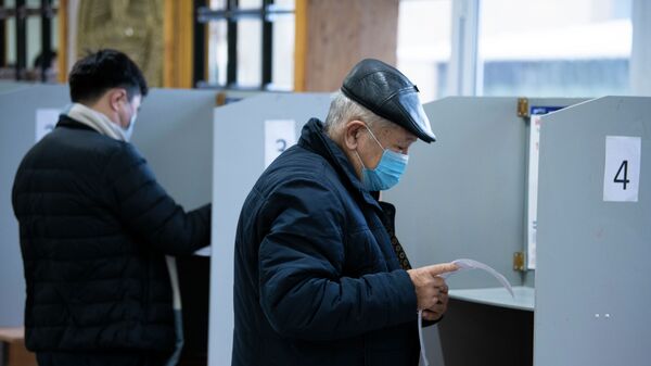 Выборы депутатов Жогорку Кенеша VII созыва в Кыргызстане. Архивное фото - Sputnik Кыргызстан