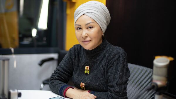 Президент федерации художественной гимнастики КР Назира Айдарова - Sputnik Кыргызстан