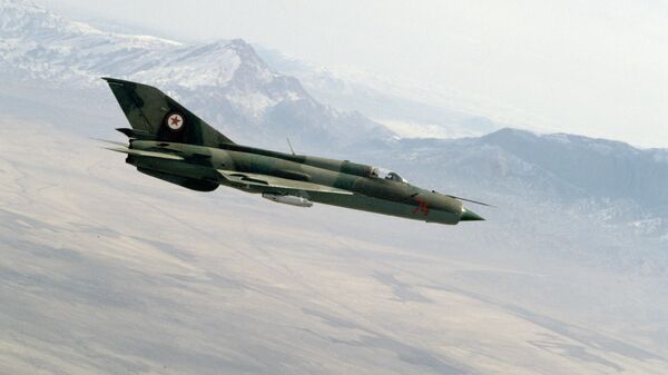 Афганистандын Балх районундагы МиГ-21 учагы. Архив - Sputnik Кыргызстан