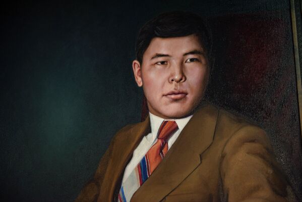 Бир келип, бир кеткен талант. Бүгүн гениалдуу акын Алыкул Осмонов көз жумган күн. Портреттин автору — Орозбек Молдобаев. - Sputnik Кыргызстан