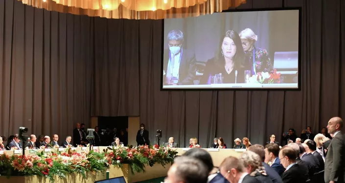 Министр иностранных дел КР принял участие в неформальной встрече в преддверии 28-го заседания Совета министров иностранных дел ОБСЕ в Стокгольме. 01 декабря 2021 года