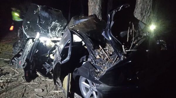  В Кочкоре машина марки BMW врезалась в дерево, погибли два человека - Sputnik Кыргызстан
