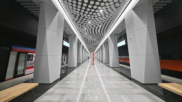 В Москве на новом участке Большой кольцевой линии (БКЛ) состоялось открытие 10 новых станций метро - Sputnik Кыргызстан