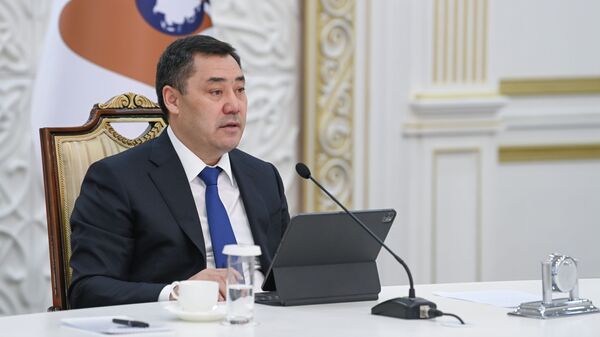 Выступление Президента Садыра Жапарова на очередном заседании ВЕЭС - Sputnik Кыргызстан