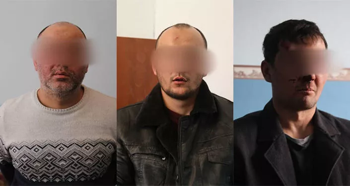 Задержанные в Ошской области по подозрению в вооруженном разбое