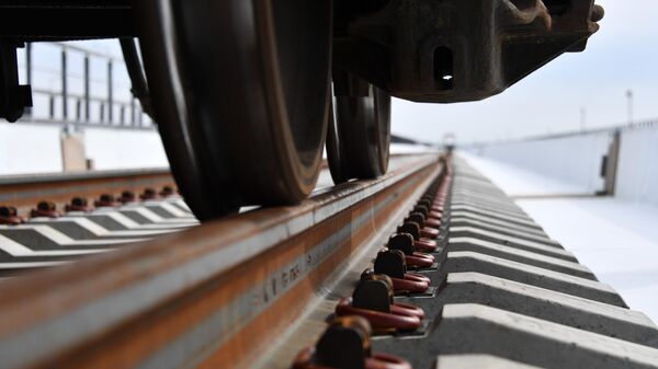 Строительство железнодорожной дороги. Архивное фото - Sputnik Кыргызстан