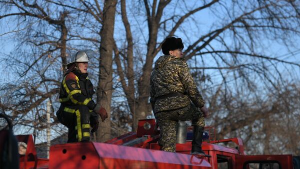 Крупный пожар в Бишкеке - Sputnik Кыргызстан