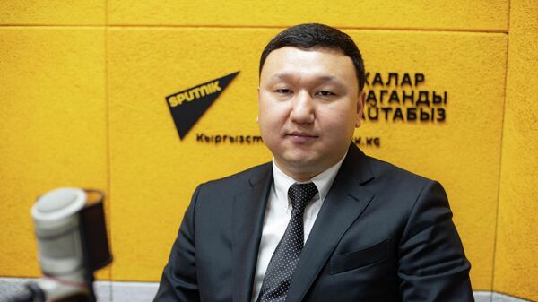 Председатель Государственной таможенной службы КР Адилет Кубанычбеков  - Sputnik Кыргызстан