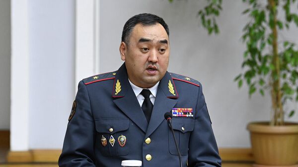 Министр внутренних дел КР Улан Ниязбеков. Архивное фото - Sputnik Кыргызстан