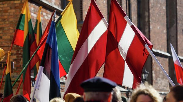 Флаги стран Балтии. Архивное фото - Sputnik Кыргызстан
