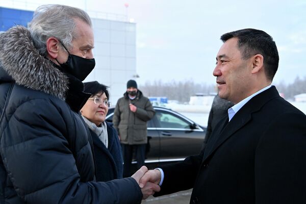 Президент Кыргызстана Садыр Жапаров прибыл в Санкт-Петербург - Sputnik Кыргызстан