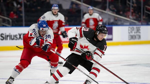 Встреча Чехии и Канады на чемпионате мира по хоккею среди юниоров - Sputnik Кыргызстан
