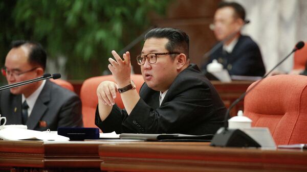 Лидер Северной Кореи Ким Чен Ын  - Sputnik Кыргызстан