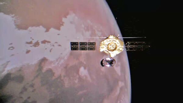 Кытайдын Улуттук космостук башкармалыгы Марстын жаңы сүрөттөрүн жарыялады - Sputnik Кыргызстан