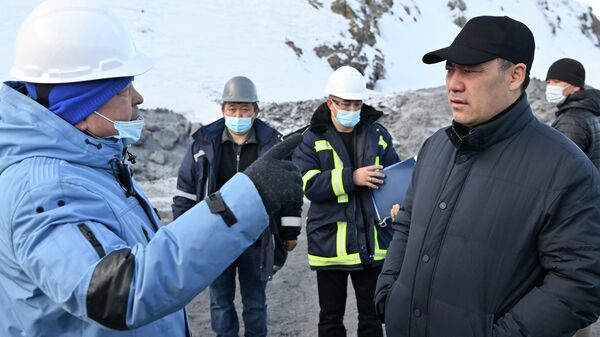 Посещение рудника Кумтор президентом Садыром Жапаровым - Sputnik Кыргызстан