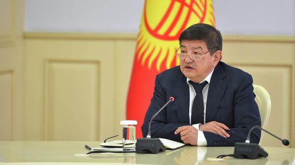 Председатель кабмина Кыргызстана Акылбек Жапаров - Sputnik Кыргызстан