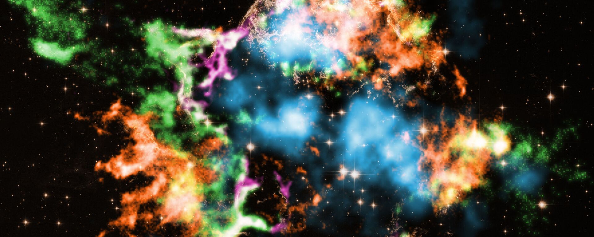 Остаток сверхновой в созвездии Кассиопея Кассиопея A. Архивное фото - Sputnik Кыргызстан, 1920, 29.01.2022
