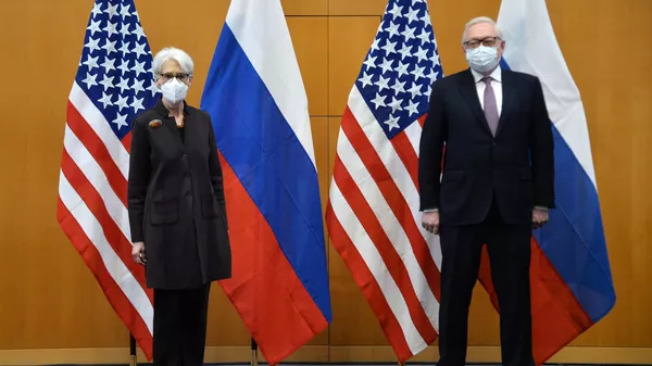 Переговоры Россия–США по гарантиям безопасности в Женеве Переговоры Россия–США по гарантиям безопасности в Женеве - Sputnik Кыргызстан