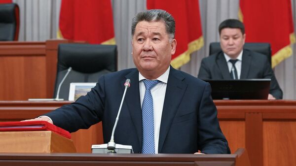 Депутат Жогорку Кенеша Акбокон Таштанбеков. Архивное фото - Sputnik Кыргызстан