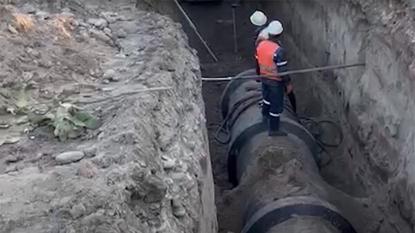 Бишкек боюнча жаңы канализациялык коллектор курулат. Видео - Sputnik Кыргызстан