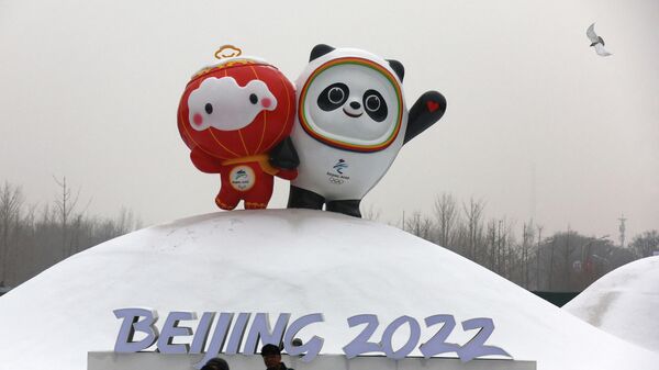 Кышкы Олимпиаданын тумары Бин Дунь Дунь пандасы  - Sputnik Кыргызстан