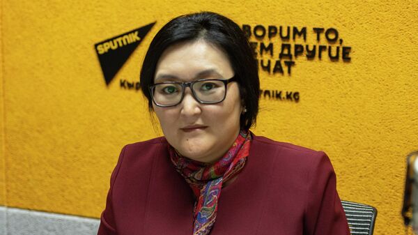 Эмгек, социалдык камсыздоо жана миграция министринин орун басары Жаңыл Алыбаева - Sputnik Кыргызстан