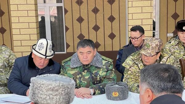 Оперативное совещание ГКНБ на таджикско-кыргызской границе - Sputnik Кыргызстан