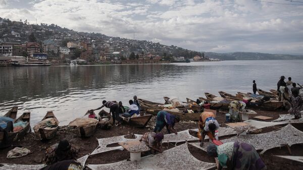 Рыбацкий порт на берегу озера Киву в Конго - Sputnik Кыргызстан
