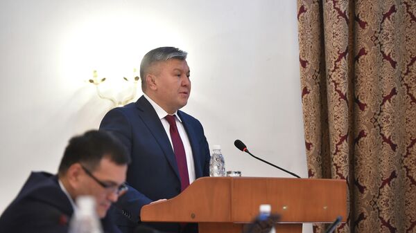 Первый заместитель председателя Кабинета министров Арзыбек Кожошев - Sputnik Кыргызстан