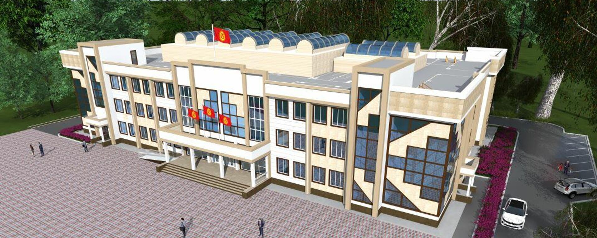Проект корпуса школы № 73 в Бишкеке - Sputnik Кыргызстан, 1920, 07.02.2022