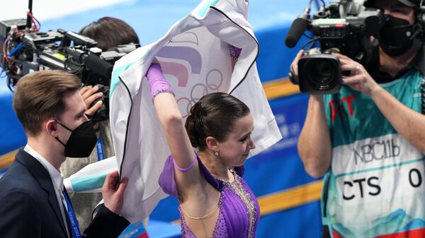 Российская фигуристки Камила Валиева на Олимпиаде в Пекине  - Sputnik Кыргызстан