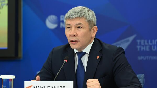 Министр по таможенному сотрудничеству ЕЭК Максат Мамытканов. Архивное фото - Sputnik Кыргызстан