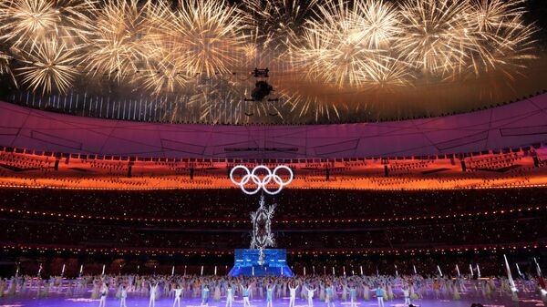 Пекинде өткөн XXIV Кышкы Олимпиада оюндарынын жабылуу салтанаты - Sputnik Кыргызстан