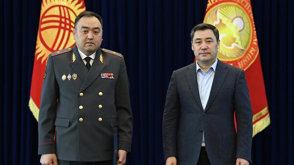 Присвоение очередных воинских званий ряду руководителей силовых структур - Sputnik Кыргызстан