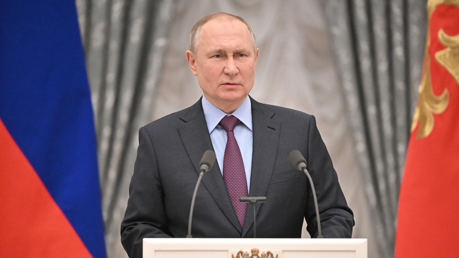 Президент России Владимир Путин - Sputnik Кыргызстан, 1920, 24.02.2022