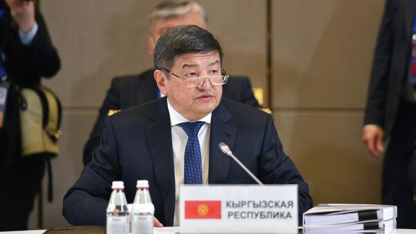 Председатель кабинета министров КР Акылбек Жапаров участвует в заседании Евразийского межправительственного совета в Нур-Султане - Sputnik Кыргызстан