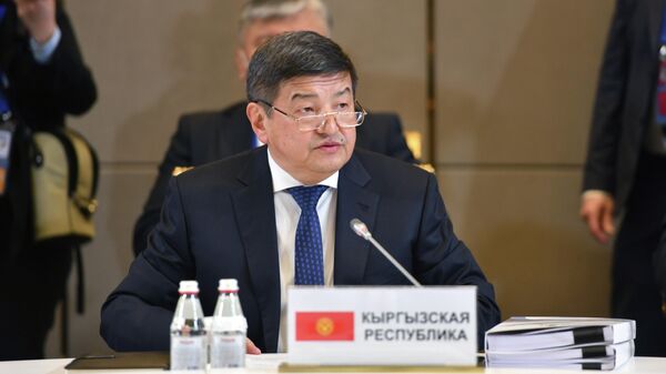 Председатель кабинета министров КР Акылбек Жапаров участвует в заседании Евразийского межправительственного совета в Нур-Султане - Sputnik Кыргызстан