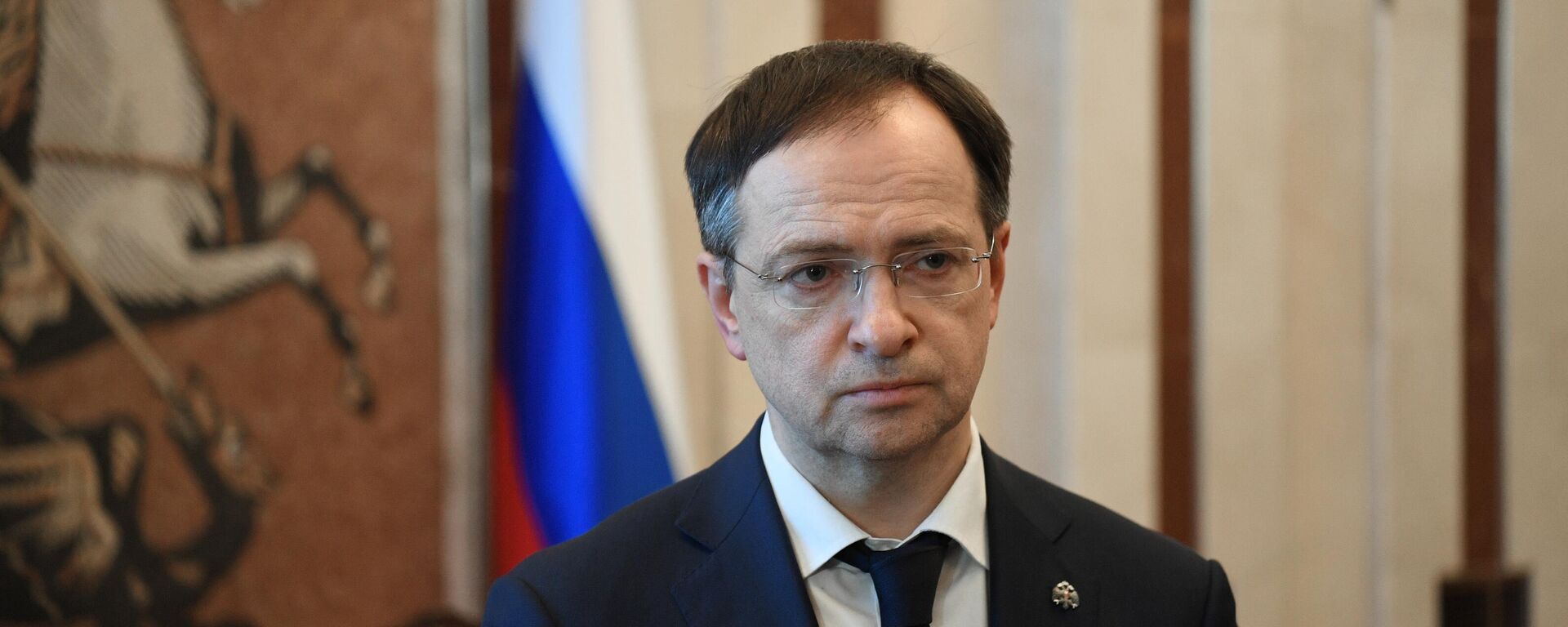 Помощник президента РФ, председатель Российского военно-исторического общества Владимир Мединский. Архивное фото - Sputnik Кыргызстан, 1920, 19.11.2025