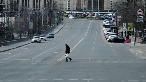 Одна из улиц Киева. Архивное фото - Sputnik Кыргызстан